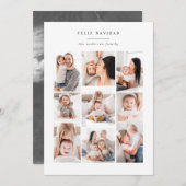 写真家数々ののホリデモダンーカード シーズンカード (正面/裏面)