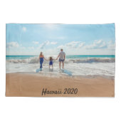 写真家族の夏休み 枕カバー (裏面)