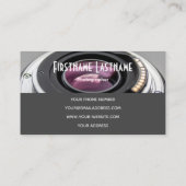 写真家用DSLRカメラレンズビデオグラファー 名刺 (裏面)