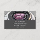 写真家用DSLRカメラレンズビデオグラファー 名刺 (裏面)