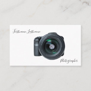 写真家用DSLRカメラレンズビデオグラファー 名刺