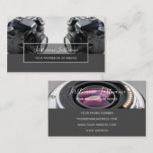 写真家用DSLRカメラレンズビデオグラファー 名刺 (正面/裏面)