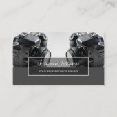 写真家用DSLRカメラレンズビデオグラファー 名刺 (正面)