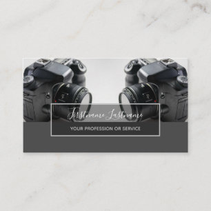 写真家用DSLRカメラレンズビデオグラファー 名刺