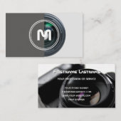 写真家用DSLRカメラレンズビデオグラファー 名刺 (正面/裏面)