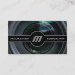 写真家用DSLRカメラレンズビデオグラファー 名刺