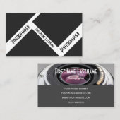 写真家用DSLRカメラレンズビデオグラファー 名刺 (正面/裏面)