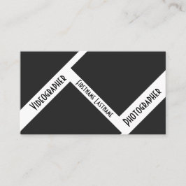 写真家用DSLRカメラレンズビデオグラファー 名刺