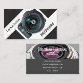 写真家用DSLRカメラレンズビデオグラファー 名刺 (正面/裏面)