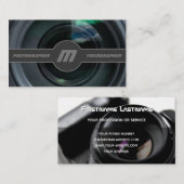 写真家用DSLRカメラレンズビデオグラファー 名刺 (正面/裏面)