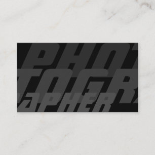 写真家用DSLRカメラレンズビデオグラファー 名刺