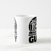 写真家 - カメラ ただの写真家 コーヒーマグカップ (中央)