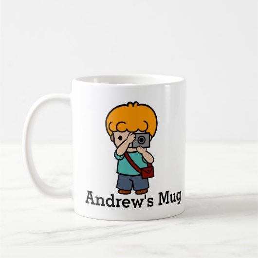 写真家 コーヒーマグカップ (左)