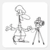 写真家 スクエアシール (正面)