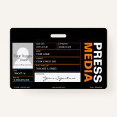 写真家 バッジ (裏面)