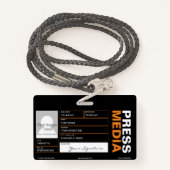 写真家 バッジ (裏面ランヤード)