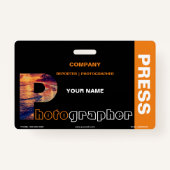 写真家 バッジ (正面)