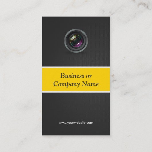 写真家 – プレミアムクリエイティブ革新的 名刺 (裏面)