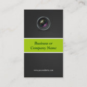 写真家 – プレミアムクリエイティブ革新的 名刺 (裏面)