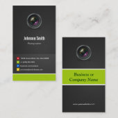 写真家 – プレミアムクリエイティブ革新的 名刺 (正面/裏面)