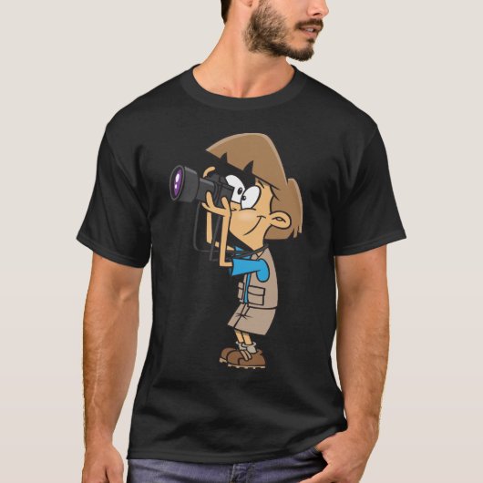 写真家 メンズTシャツ Tシャツ (正面)