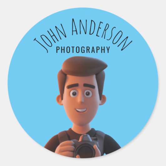 写真家 ラウンドシール (正面)