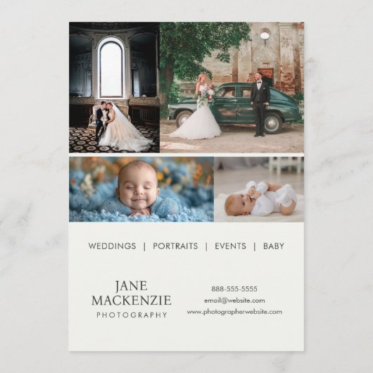 写真家 | 価格表サービス | フラットカード セーブザデート (裏面)