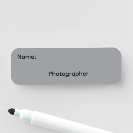 写真家 再利用可能 ホワイトボード 名前タグ マグネット 名札
