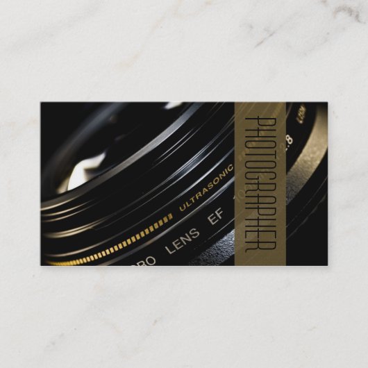 写真家、写真名刺 名刺 (正面)