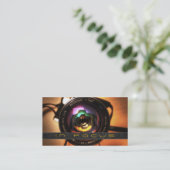 写真家、写真名刺 名刺 (スタンド正面)