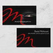 写真家,写真,カメラ名刺 名刺 (正面/裏面)