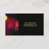 写真家、写真 名刺 (裏面)