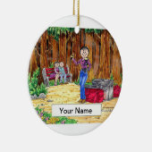 写真家 – 女性 セラミックオーナメント (右)