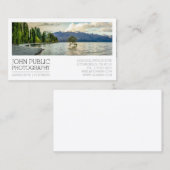 写真家 – 白無地 名刺 (正面/裏面)