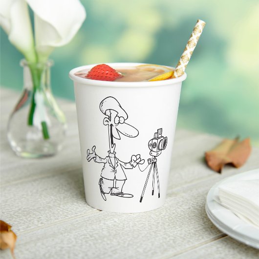 写真家 紙コップ
