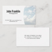 写真家 | 雲 名刺 (正面/裏面)