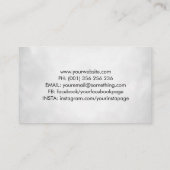 写真家 – DSLRカメラ水の色のスケッチブシン 名刺 (裏面)