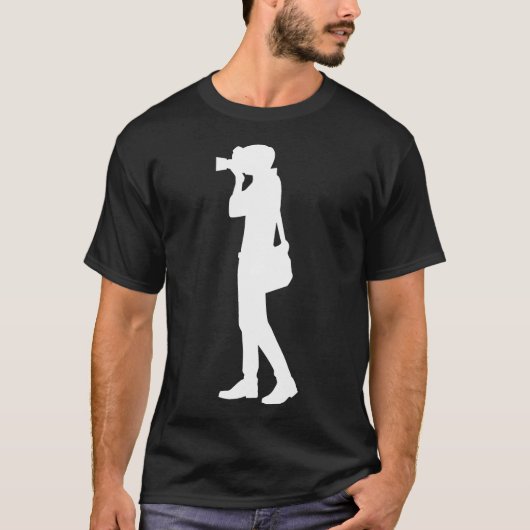 写真家 T シャツ-tiiw7 Tシャツ (正面)