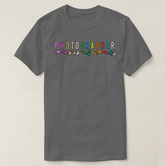 写真家ASL Tシャツ (デザイン正面)