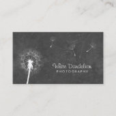 写真家Chalkboard Dandelion写真 名刺 (正面)