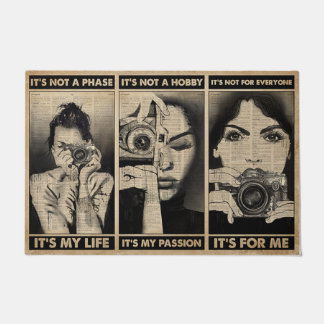 写真家Doormat、ヴィンテージVibes Mat ドアマット