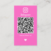 写真家Instagram QRコード 名刺 (裏面)