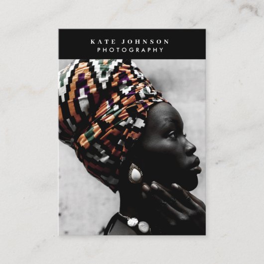 写真家QRコードソーシャルメディア写真 名刺 (正面)