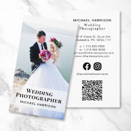 写真家QRコードフォトソーシャルメディア 名刺