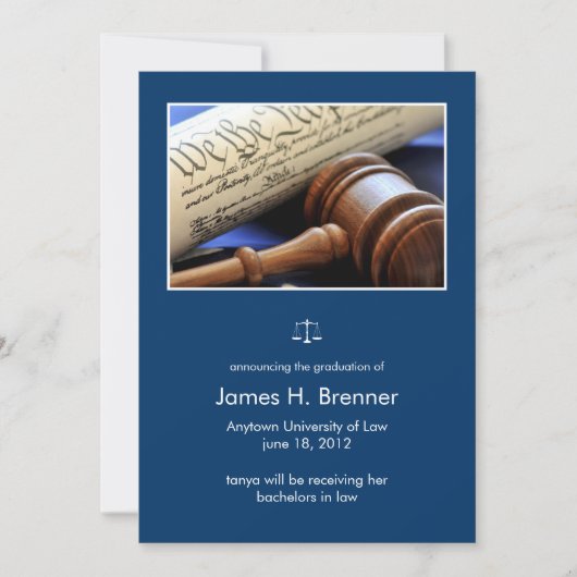 写真専攻の卒業発表 案内状 (正面)