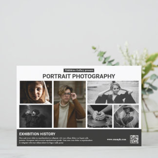 写真展フライヤーテンプレート