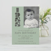 写真年1955の70歳の誕生日招待状 招待状 (スタンド正面)