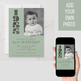 写真年1955の70歳の誕生日招待状 招待状