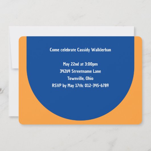 写真幼稚園の卒業式 招待状 (裏面)