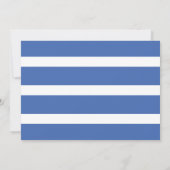 写真幼稚園の卒業発表 招待状 (裏面)